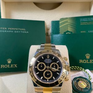 Rolex Yellow Gold Rolesor Cosmograph Daytona - 2025 - Black Index Dial - 126503 *FULL SET*