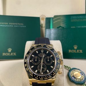 Rolex Yellow Gold Cosmograph Daytona - 2022 - Black Dial - 116518LN *FULL SET*