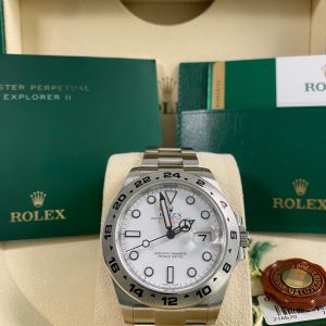 Rolex Explorer II -2017 - "Polar" White Dial - 216570 *FULL SET*