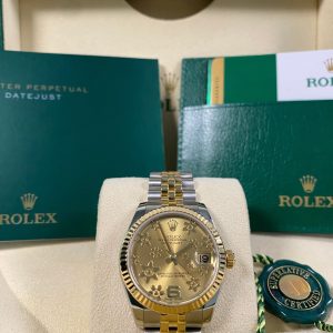 Rolex Lady-Datejust - 2018 - Champagne Floral Dial - 178273 *FULL SET*
