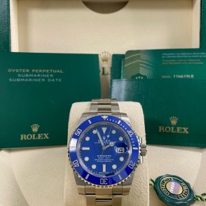 Rolex Submariner Date - 2020 - "Smurf" - 116619LB *UNPOLISHED*
