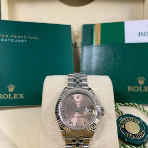 Rolex Lady-Datejust - 2020 - Pink Roman Dial - 279174 *FULL SET*