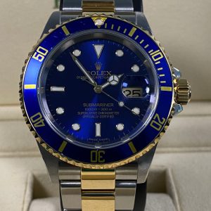 Rolex Submariner Date - 2005 - "Bluesy" Pre Ceramic Bezel - 16613 *FULL SET*