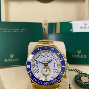 Rolex Yacht-Master II - 2017 - White Dial Blue Hands - 116688 *FULL SET*
