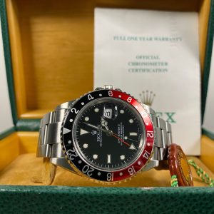 Rolex GMT-Master II - 1996 - "Coke" - 16710 *FULL SET*