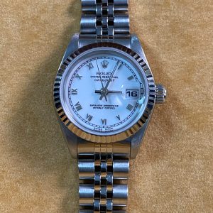 Rolex Lady-Datejust - 1996 - White Roman Dial - 69174 *FULL SET*