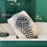Rolex 126234 Datejust 36mm Steel Black Index Dial Jubilee 2025 unworn