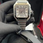 Cartier Santos De Large Automatic Grey Dial WSSA0037