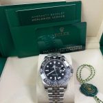 Rolex GMT-Master II Black Grey Bezel Jubilee Bracelet 126710GRNR 2025